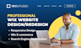 wix studio website, redesign wix website, business website