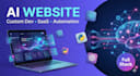 develop your custom ai website or web application