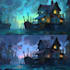 environment concept art for cartoons and games