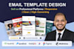 design responsive HTML email template for email marketing