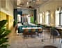 restyle 3d restaurant interior design, coffee shop, cgi staircase rendering