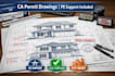 create architectural permit drawings with pe support in california