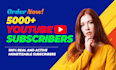 do organic 1k subscriber on youtube monetization