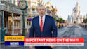 make a disney trip reveal video as breaking news