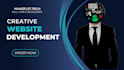 create a responsive modern website using HTML, CSS, tailwind, and js