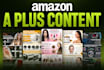 design high converting amazon a plus content or amazon ebc design