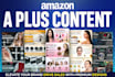 design high converting amazon a plus content or amazon ebc design