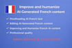 proofread and improve ai french content