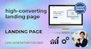 create a professional landing page