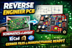 reverse engineer and recreate pcb schematics and layout from photos