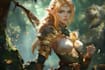 paint semi realistic fantasy art