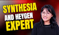 create online courses training video ai presenter with synthesia heygen