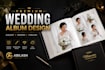 do luxury wedding and event album book designs with editing
