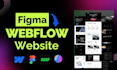 convert figma to responsive webflow website