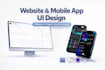 do responsive website and utility app UI design in figma