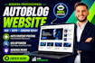 create an autoblog or autopilot automated news website adsense friendly