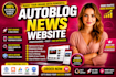 create an autoblog or autopilot automated news website adsense friendly