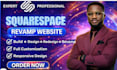 revamp squarespace website edit squarespace website reesign squarespace website