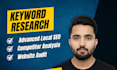 do advanced local SEO keyword research and competitor analysis