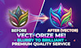 vectorize image, convert logo to vector in adobe illustrator
