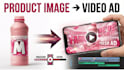 create product ad video from images and website info
