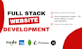 build custom website as full stack website developer