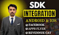 integrate appsflyer sdk in your android and ios app