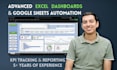 create an interactive excel dashboard with charts and kpis