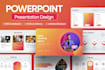 design investor pitch deck, powerpoint presentation and google slides