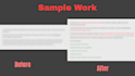 proofread and edit your text for grammar and clarity