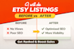 manage your etsy shop and optimize product listings