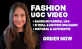 be your female fashion ugc creator