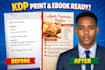 format and edit your cookbook or recipe book for KDP print and ebook