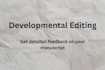 write a developmental editing letter for your manuscript