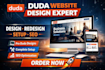 build duda website, duda website redesign, duda website design