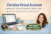do christian social media manager personal virtual assistant content creator VA