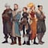 make dnd group party dnd character art, dnd party