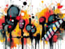 do illustration expresionism art, graffity, abstract
