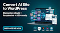 convert lovable ai wix replit to wordpress elementor clone migrate to wordpress