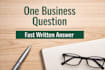 answer one small business question