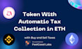 create token with automatic tax collection in eth