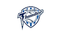 design unique oklahoma thunder baseball logo