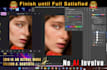 do photo editing and portrait retouching image