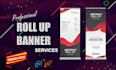 design roll up banner, retractable banner