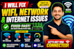 fix wifi and network connectivity issues remotely