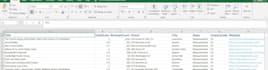 provide USA business leads from google maps in excel