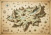 create detailed 2d map, vector map sketch illustration