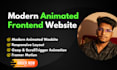 create a animated website using gsap, framer motion