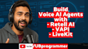 build voice ai agents with retell, vapi, livekit and n8n