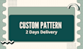 simple floral or character illustration pattern